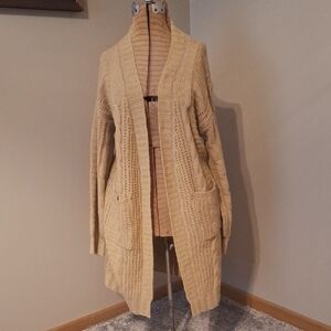 BiBi Cozy Women's Beige Cardigan